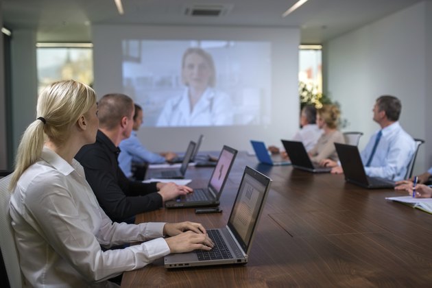 Committee Having A Conference