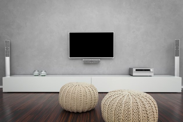 Modern Living Room with TV