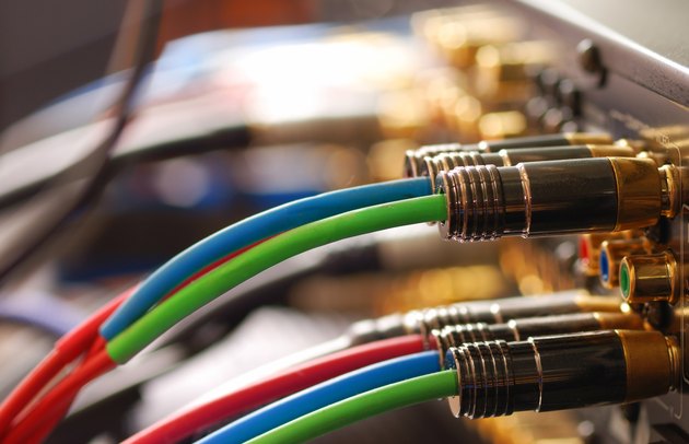 Home movie theater cables