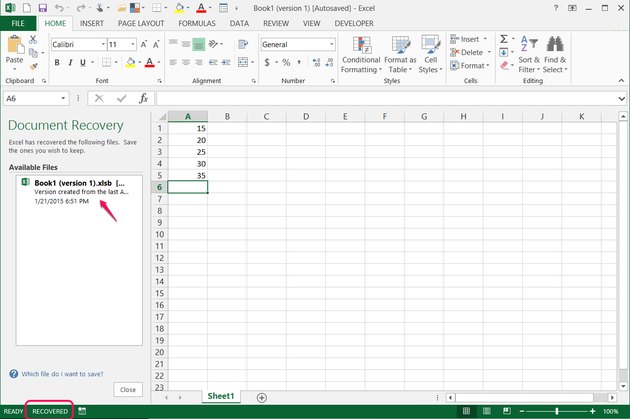 How to Recover an Excel File From Autosave | Techwalla