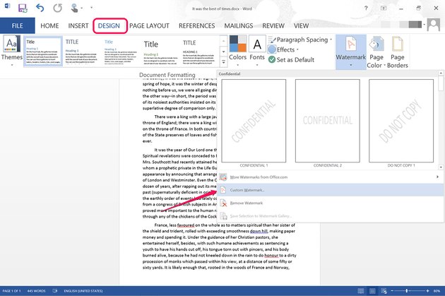 microsoft word insert image as background for label