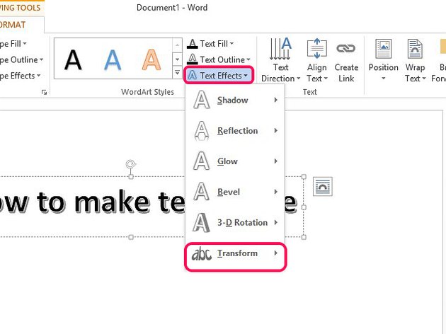 How Do I Curve Text in Word? | Techwalla