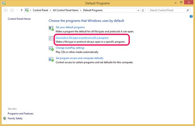 How to Create an Association in Windows' Set Associations Control Panel ...