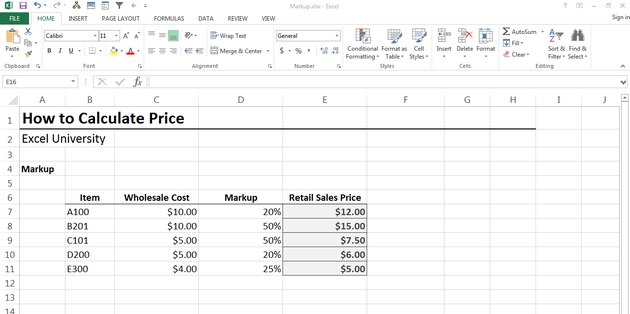 how-to-calculate-markup-in-excel-techwalla