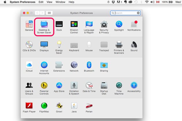 how to change background mac using photos