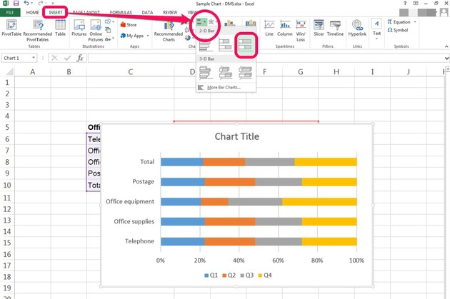 How To Do A Percentage Bar Graph In Excel