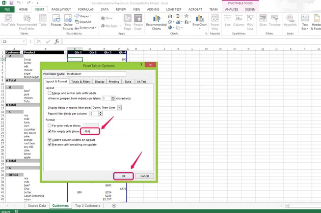 How To Get Rid Of Blank In Pivot Table Excel