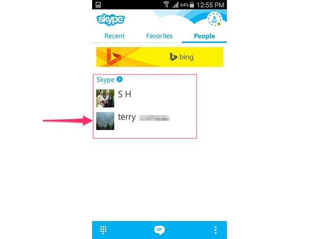how to change skype name android