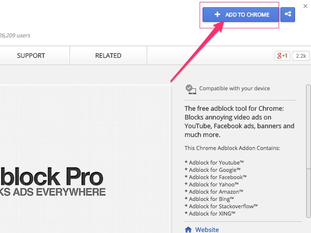 how to add ad blocker google chrome