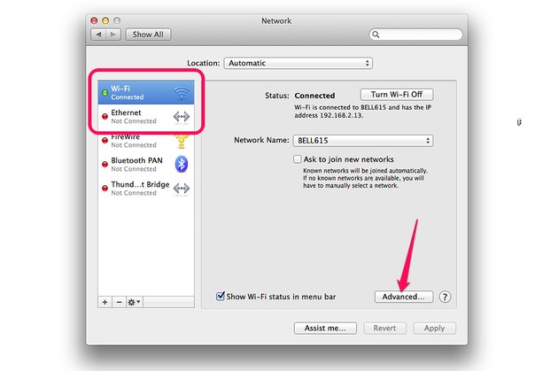 how to find macbook mac address