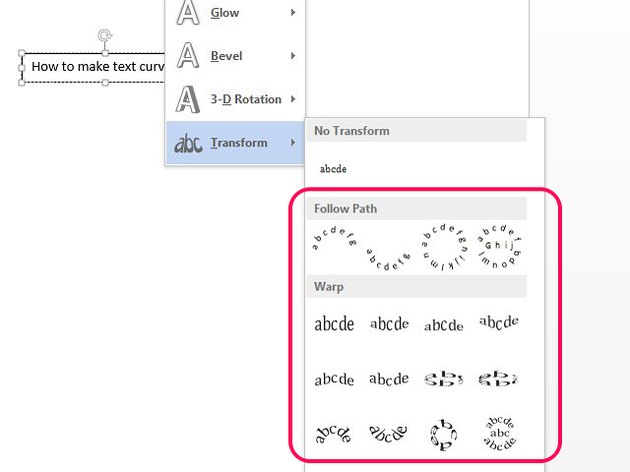 How Do I Curve Text in Word? | Techwalla