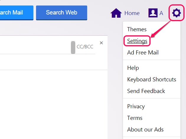 yahoo mail mailbird settings