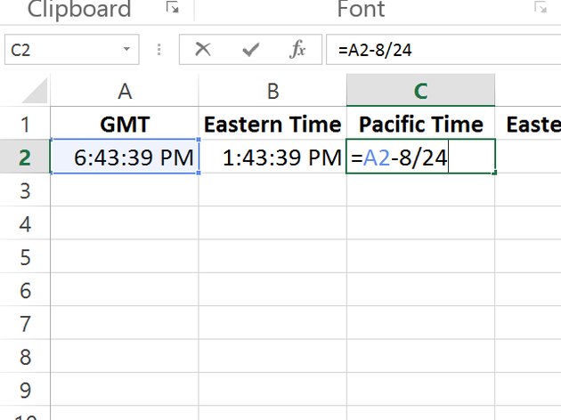 convert universal time to pacific time