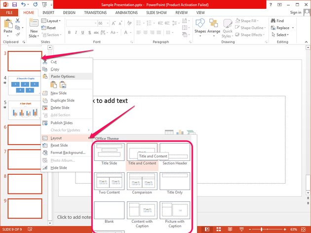 how to remove edit presentation title here in powerpoint