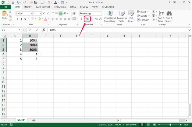 How To Write Percentage Symbol In Excel