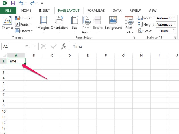 How to Create a Weekly 24 Hour Calendar With Excel | Techwalla