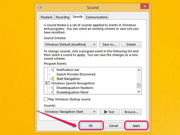 windows xp mouse click sound
