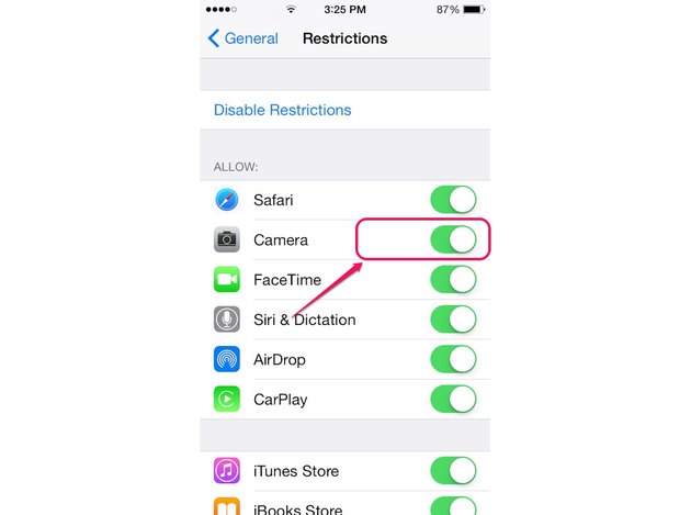 iphone turn off app uninstall