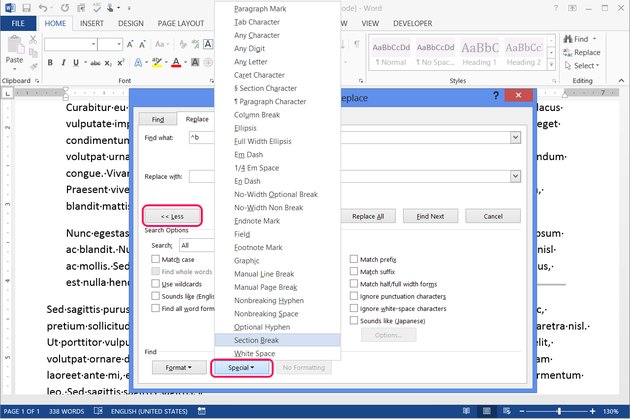 How to Remove Section Breaks in a Word Document | Techwalla