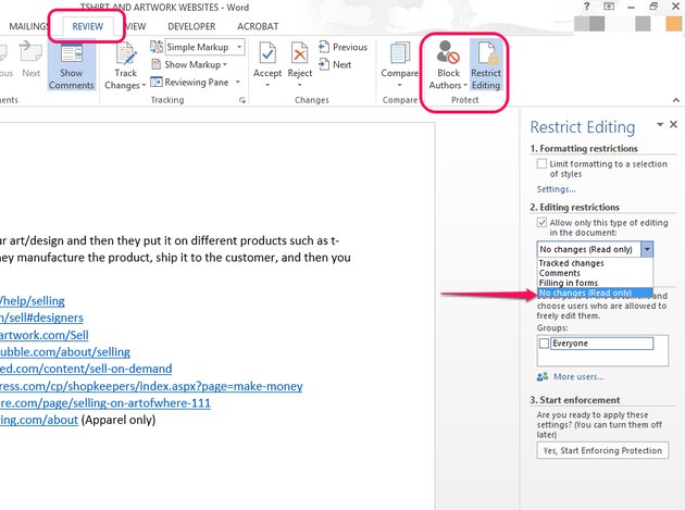 How To Enable Or Disable Editing In Word Documents Techwalla