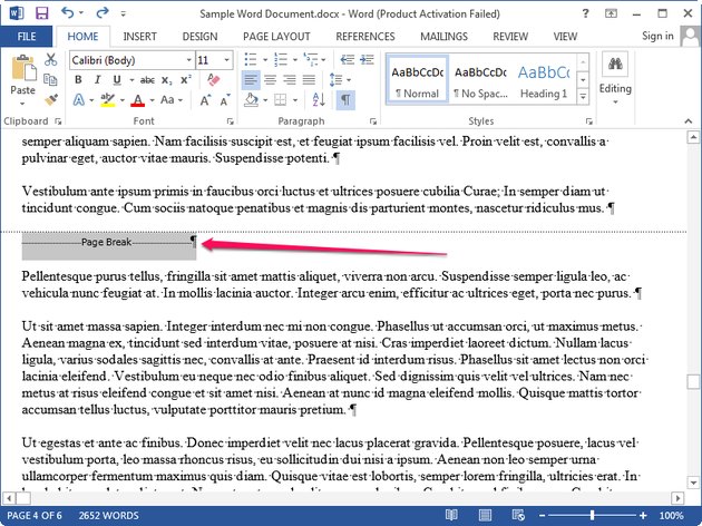how to delete last page of a word document