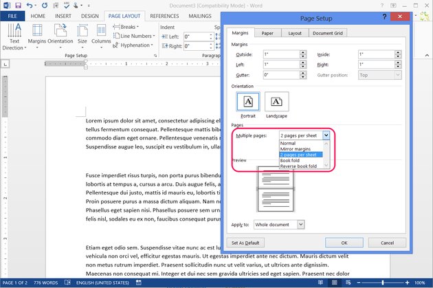 How to Create Half-Fold Documents in Word | Techwalla