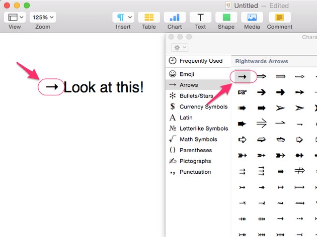 How to Make an Arrow Symbol on a Mac | Techwalla