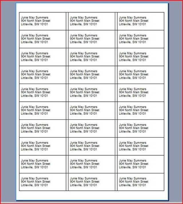Open Office Label Templates