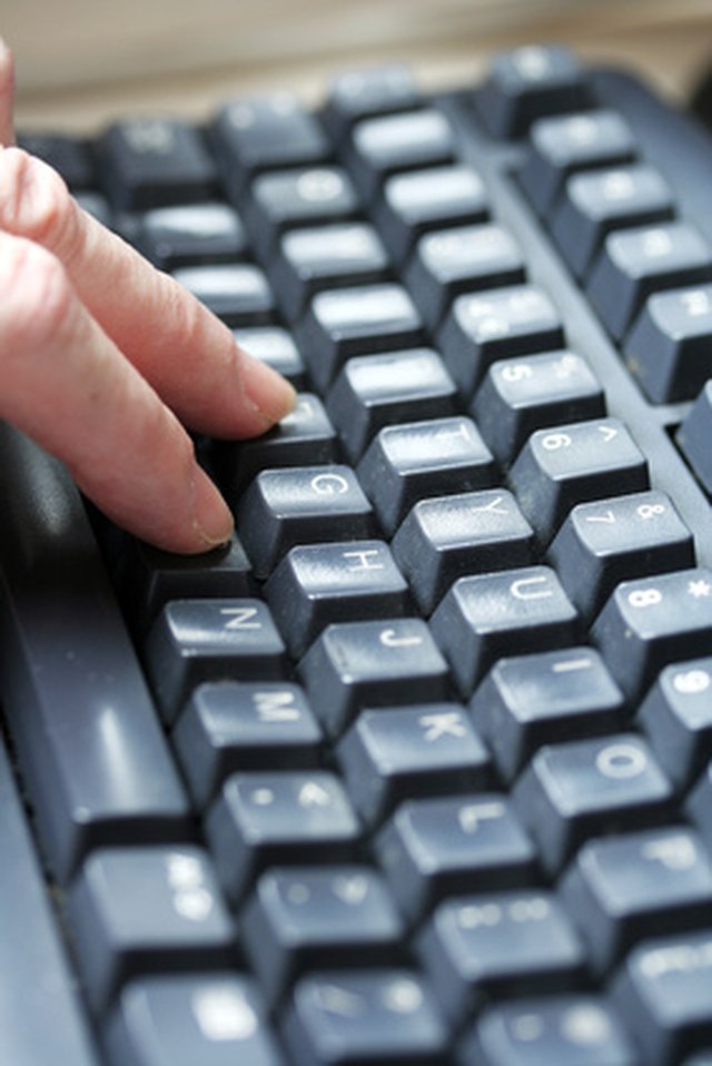 picture of a laptop keyboard
