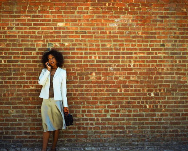 Woman on cell phone