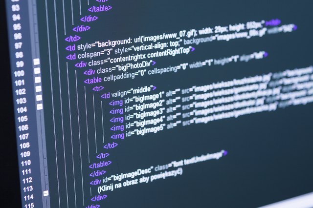 HTML web code