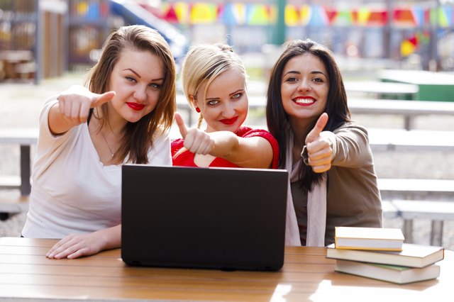 Thumbs up Students