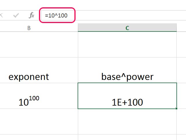 How To Use Exponents In Excel 7036