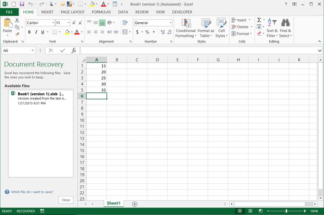 how to turn on autosave in excel 2013