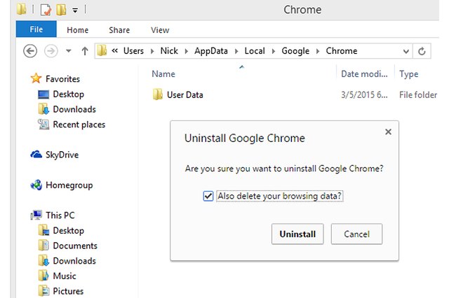 why should you delete google chrome from your phone