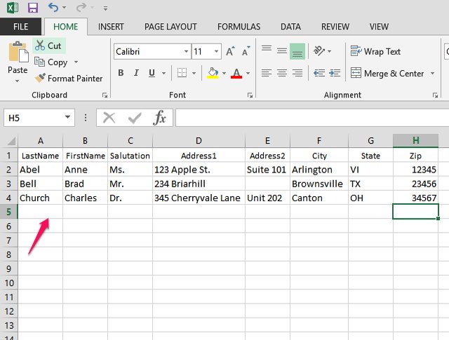 how to print address labels from excel mailing list