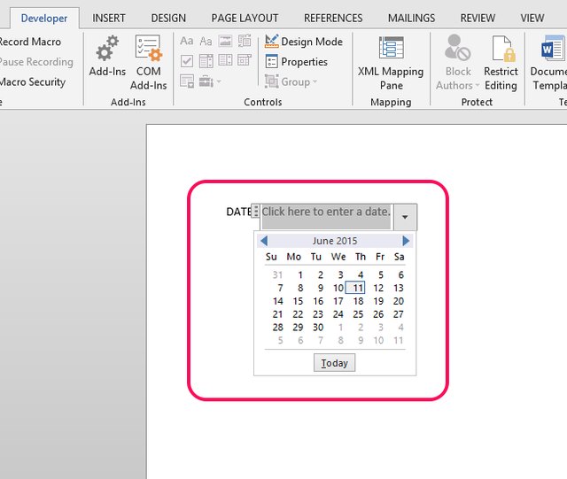 How To Insert Calendar In Word 2013