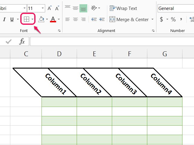vertical text in word table