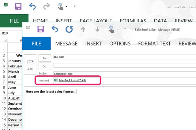 How To Send Excel File To Email