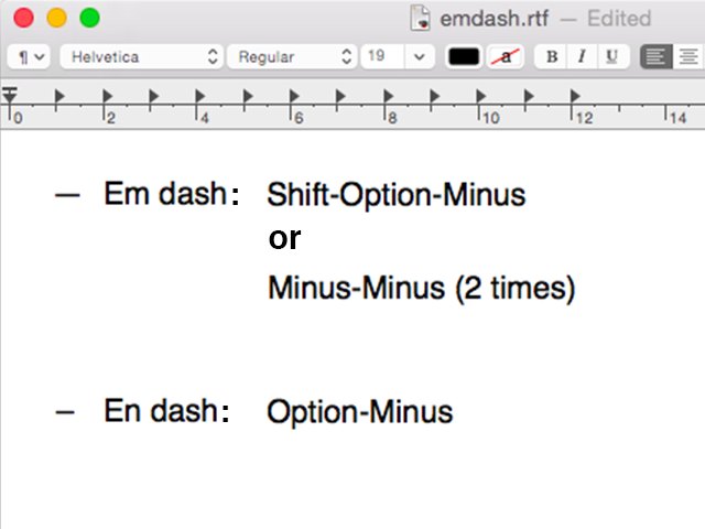 how to do an em dash on keyboard