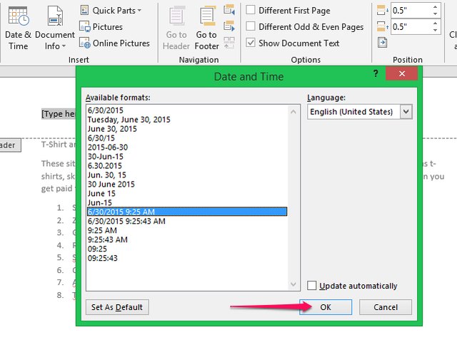 How to Insert a Time Stamp in Word | Techwalla.com