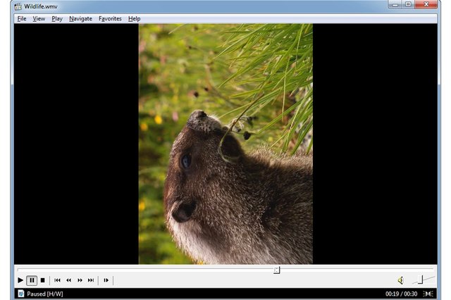 rotate video in media player