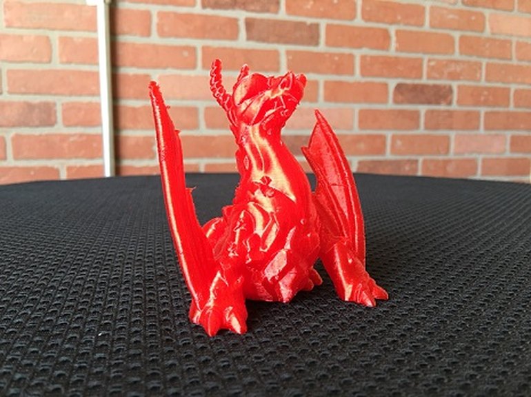 A 3D printed dragon